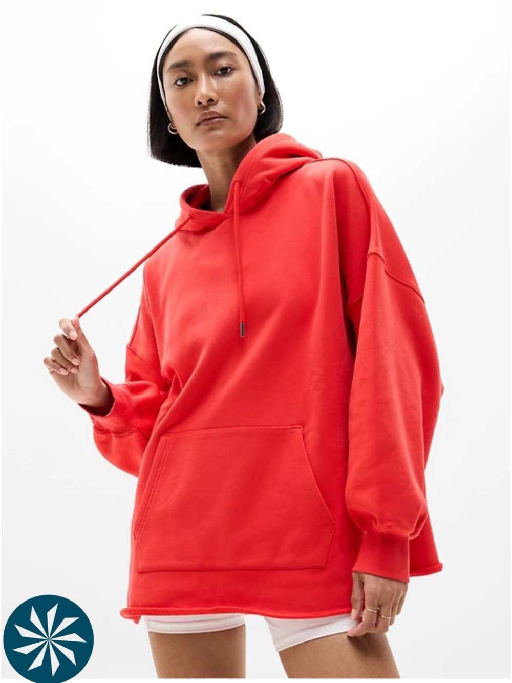 athleta terry oversized hoodie/medium